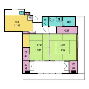 大沼ビル【2階】の間取り