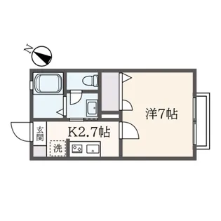 エトワール【1階】の間取り