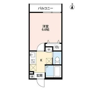 東京都練馬区石神井台2【アパート】の間取り