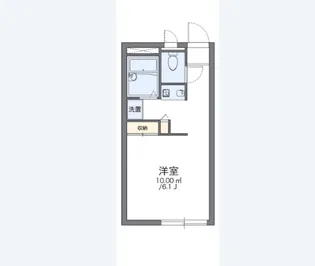 レオパレスグロリア【1階】の間取り