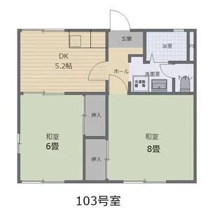 南鴨宮サニーハイツ【1階】の間取り