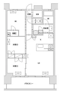 八王子レジデンス【11階】の間取り