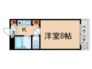 サンフェスタ東福寺 A棟【1階】の間取り