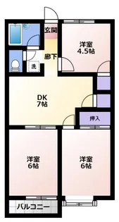 パークワン【2階】の間取り