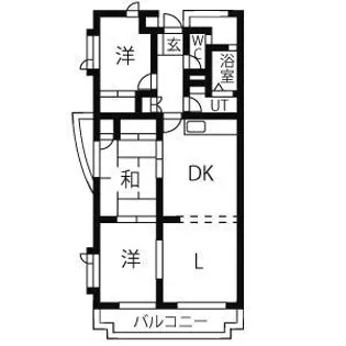 ヒルズ富士【2階】の間取り