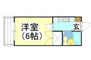 サンレック中井【1階】の間取り