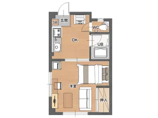 ファーニッシュド・ステイ松本市筑摩【3階】の間取り