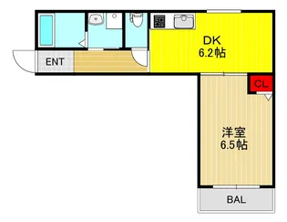 埼玉県川口市西川口2【アパート】の間取り