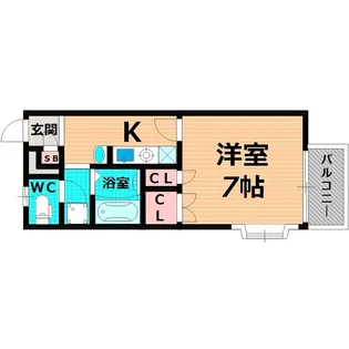 大阪府大阪市鶴見区茨田大宮3【アパート】の間取り