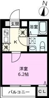 プランギ南越谷【1階】の間取り