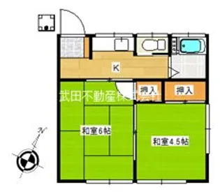 すみれ荘【2階】の間取り
