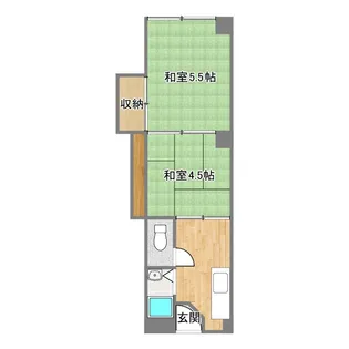 神戸蒟蒻会館【2階】の間取り