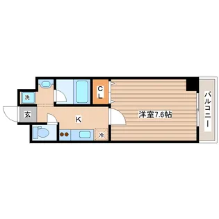 ミキマンション【4階】の間取り