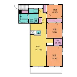 メゾン天白公園東E【4階】の間取り