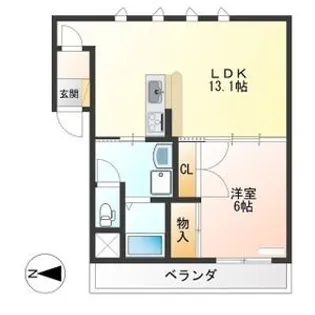 ハーネス戸祭【1階】の間取り