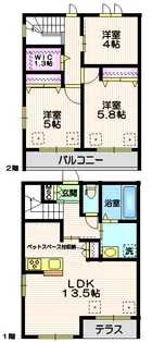 メゾン フルールの間取り
