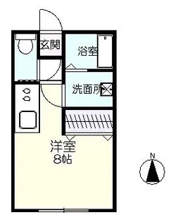 アローヒルズ三号館【1階】の間取り