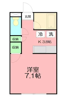ハイツヘキスイ【2階】の間取り