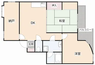 大阪府高槻市大畑町【マンション】の間取り
