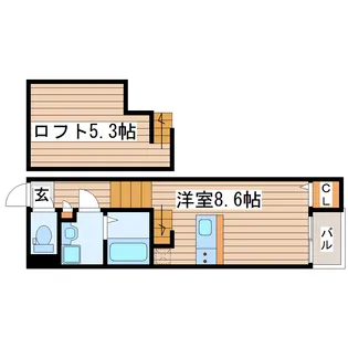 プライム山手コート【1階】の間取り