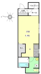 サンライト稲田堤【2階】の間取り