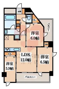 セイクレッド【2階】の間取り