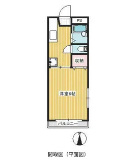 東京都世田谷区代沢5【アパート】の間取り