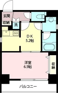 エスティメゾン神田【4階】の間取り