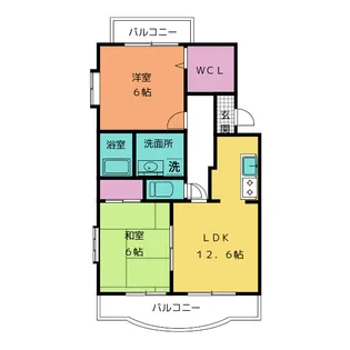 グレイス岩崎【1階】の間取り