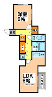 東京都小金井市東町2【マンション】の間取り