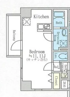 東京都台東区千束3【マンション】の間取り