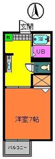 コーポマドリガル【2階】の間取り