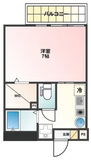 ルネコート高砂WEST A棟【2階】の間取り