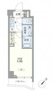 GRANPASEO神楽坂【1階】の間取り