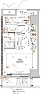 LUMEED池袋【4階】の間取り