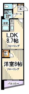 東京都世田谷区赤堤5【マンション】の間取り