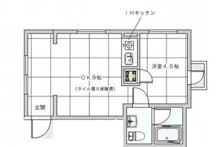 東京都北区中里1【マンション】の間取り