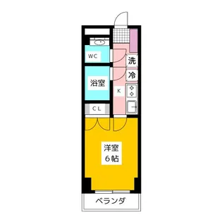 マンションベルム【4階】の間取り