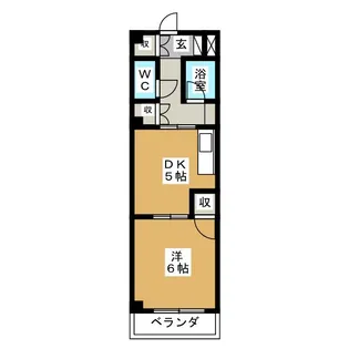 タウンM&E【1階】の間取り