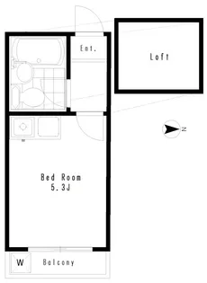プラザ・ドゥ・カルロス【1階】の間取り