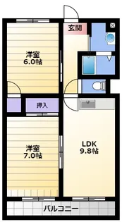 OCEAN VIEW【4階】の間取り