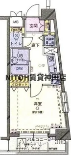 東京都中央区新川2【マンション】の間取り