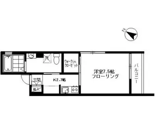 CLOVER HOUSE 壱番館【3階】の間取り