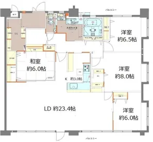 埼玉県さいたま市南区根岸1【マンション】の間取り