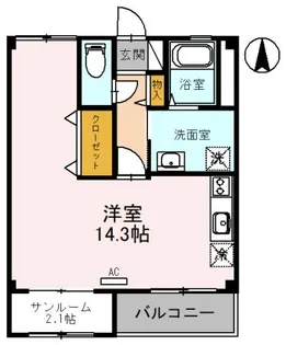 メゾン ルミナス【2階】の間取り