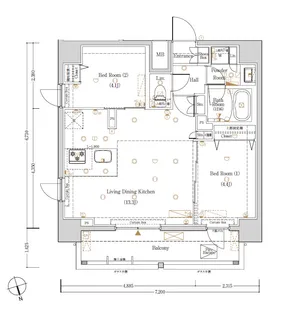 Log銀座EAST/ログ銀座イースト【7階】の間取り