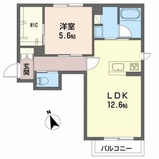 シャーメゾン シェルフ【2階】の間取り