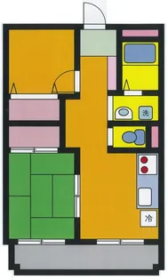 ソレイユ吉野町【3階】の間取り