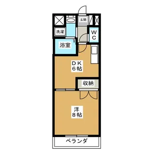 サンシャイン21【1階】の間取り