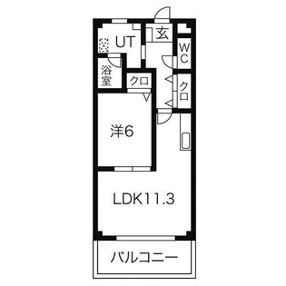ベルコートMYA【2階】の間取り